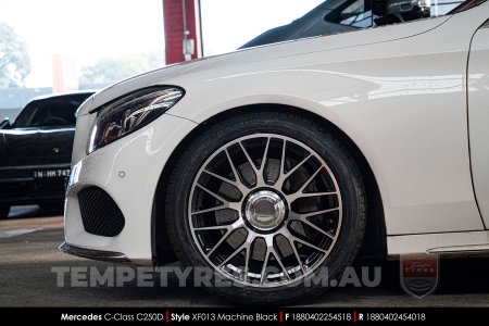 18x8.0 Style XF013 MB on Mercedes C-Class