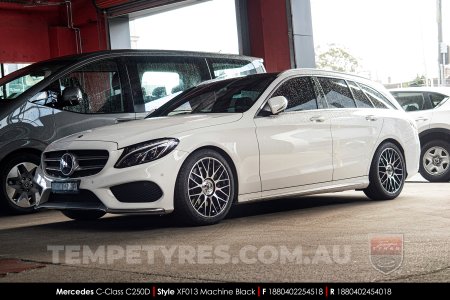 18x8.0 Style XF013 MB on Mercedes C-Class