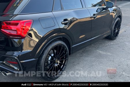 20x8.5 20x10 Simmons MS1 MK on Audi SQ2