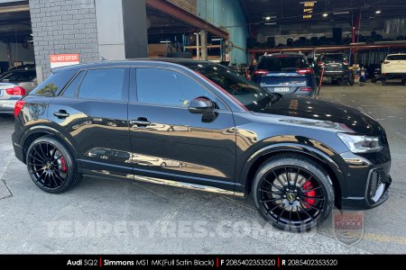20x8.5 20x10 Simmons MS1 MK on Audi SQ2
