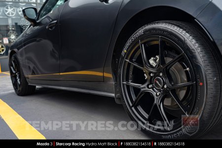 18x8.0 Starcorp Racing HYDRA on Mazda 3