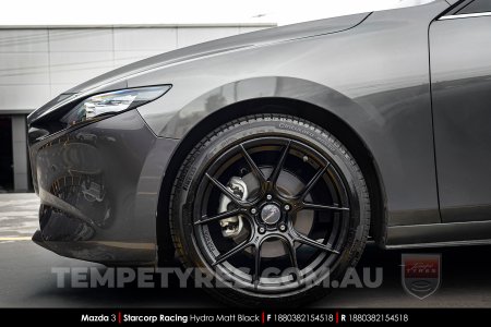 18x8.0 Starcorp Racing HYDRA on Mazda 3