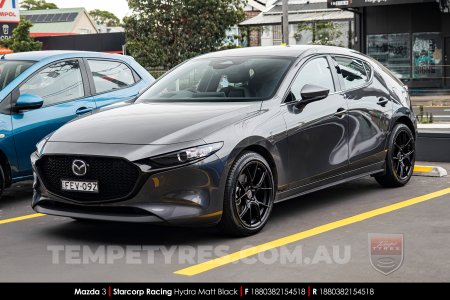 18x8.0 Starcorp Racing HYDRA on Mazda 3