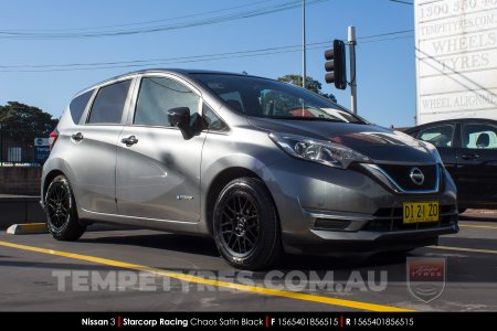 15x6.5 Starcorp Racing L2018 CHAOS on Nissan Note