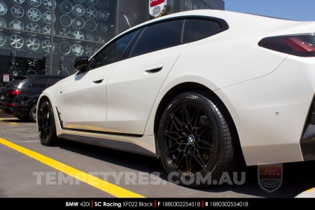 18x8.0 Style XF022 Black on BMW 4 Series