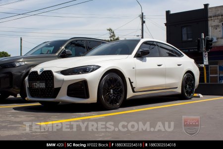 18x8.0 Style XF022 Black on BMW 4 Series