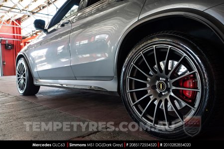 20x8.5 20x10 Simmons MS1 DG on Mercedes GLC-Class