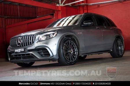 20x8.5 20x10 Simmons MS1 DG on Mercedes GLC-Class