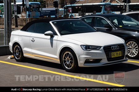 16x7.0 Starcorp Racing LUNAR on Audi A3