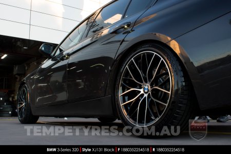 18x8.0 Style XJ131 MB on BMW 3 Series