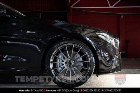 20x8.5 20x10 Simmons MS1 DG on Mercedes E-Class