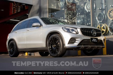 20x8.5 20x10 Simmons MS1 MK on Mercedes GLC-Class