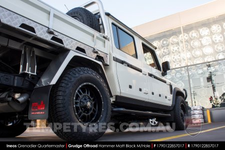 17x9.0 Grudge Offroad HAMMER on Ineos Grenadier