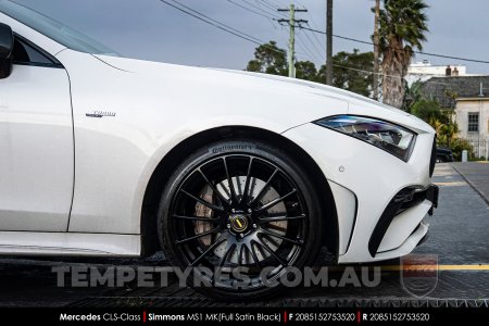 20x8.5 20x10 Simmons MS1 MK on Mercedes CLS-Class