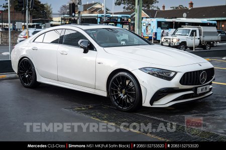 20x8.5 20x10 Simmons MS1 MK on Mercedes CLS-Class