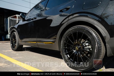 20x8.5 20x10 Simmons MS1 MK on Kia Sportage