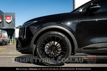 20x8.5 20x10 Simmons MS1 MK on Kia Sportage
