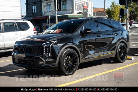 20x8.5 20x10 Simmons MS1 MK on Kia Sportage