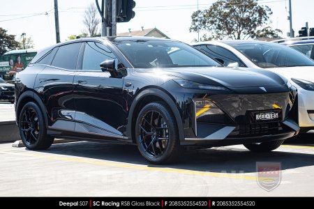 20x8.5 SC Racing RS8 Gloss Black on Deepal S07