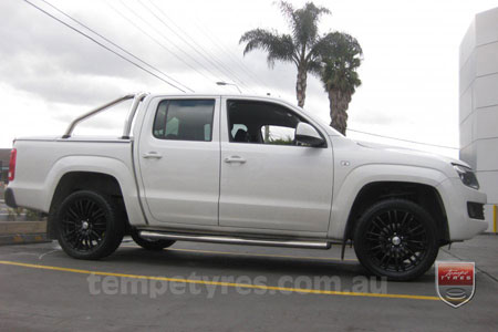 20x8.5 Lenso Como Black on VW AMAROK