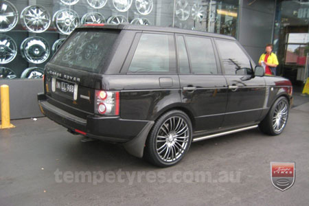 22x9.5 Lenso Como Shadow on RANGE ROVER VOGUE