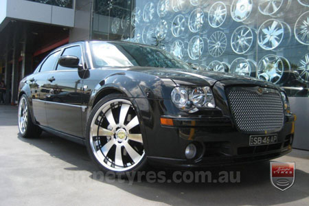 22x9.5 Lenso Concerto - BKI on CHRYSLER 300