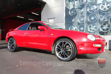 18x7.5 Lenso Eurostyle 7 ES7 on TOYOTA CELICA