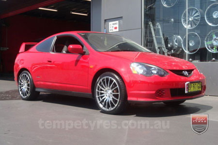 18x8.0 Lenso Conquista 5 CQ5 on HONDA INTEGRA 