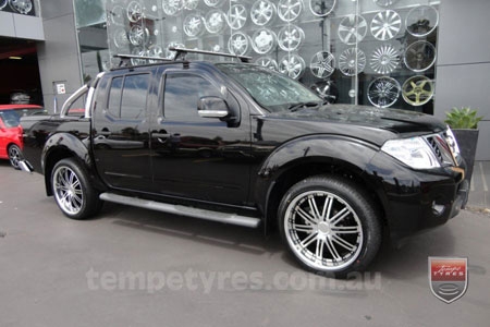 24x10 Lenso Symphony - BKI on NISSAN NAVARA