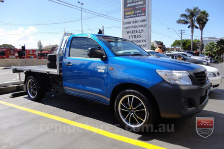 18x7.5 Lenso Eurostyle 7 ES7 on TOYOTA HILUX