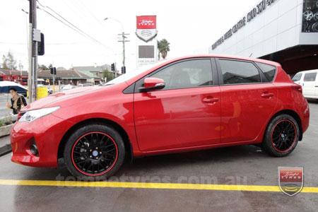 17x7.0 Lenso Type-M - MBRG on TOYOTA COROLLA