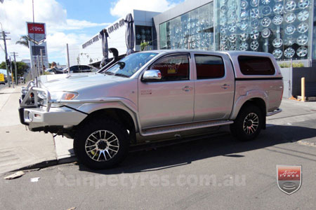 17x8.0 Akuma N141 on TOYOTA HILUX SR5