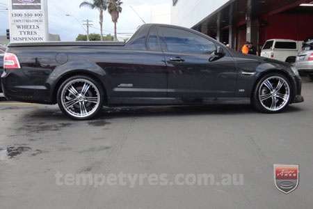 20x8.5 20x9.5 Lenso OP2 on HOLDEN COMMODORE VE