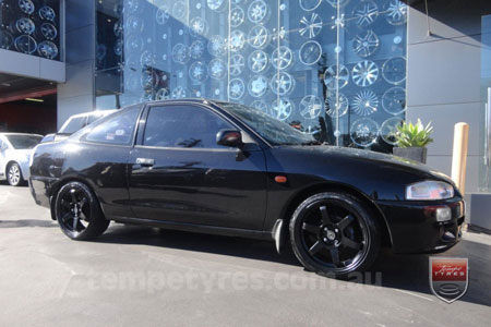 17x7.5 Giovinco TE37 on MITSUBISHI LANCER