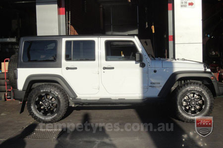 17x9.0 Ballistic Morax on JEEP WRANGLER