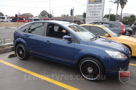 18x8.0 Lenso Type-M MBJ on FORD FOCUS