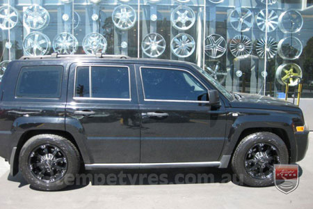 17x9.0 Ballistic Morax on JEEP PATRIOT