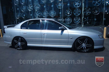 20x8.5 20x9.5 Lenso Conquista 4 CQ4 on HOLDEN COMMODORE