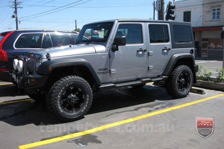 17x9.0 Ballistic Morax on JEEP WRANGLER