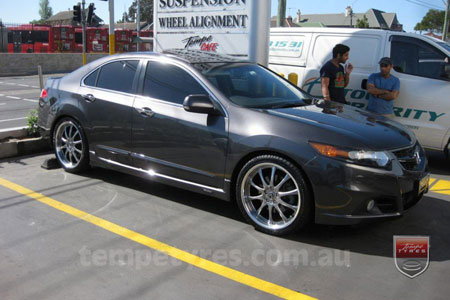 20x8.5 20x9.5 Lenso OP1 on HONDA ACCORD