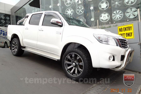 20x9.0 Lenso Intimidator 6 DFS IM6 on TOYOTA HILUX