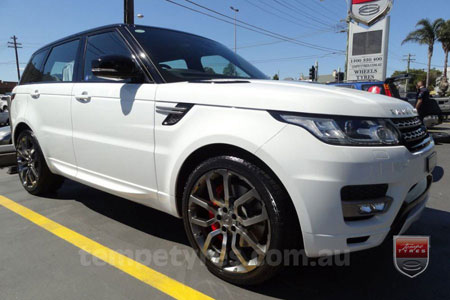 22x10 LRX Concept Silver on RANGE ROVER SPORT 