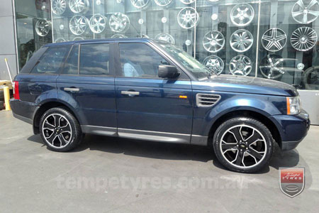 20x9.5 Style5932 Black on LAND ROVER DISCOVERY