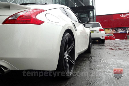 20x8.5 20x10 Lenso Conquista 6 CQ6 on NISSAN 370Z