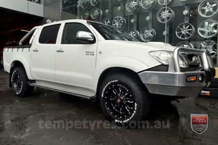 18x9.0 Ballistic Scythe Millworks on TOYOTA HILUX