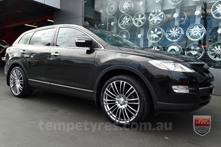 22x9.5 Lenso Como Shadow on MAZDA CX9