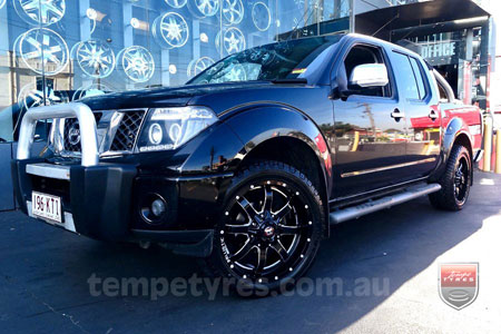 20x9.0 Ballistic Anvil Millworks on NISSAN NAVARA