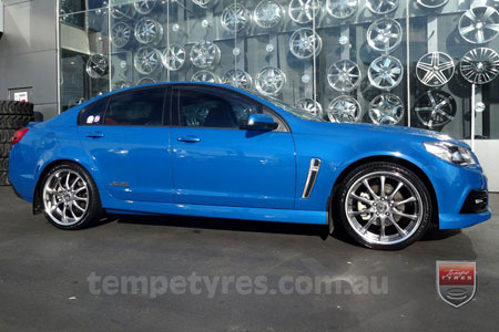 20x8.5 20x9.5 Lenso OP1 on HOLDEN COMMODORE VF