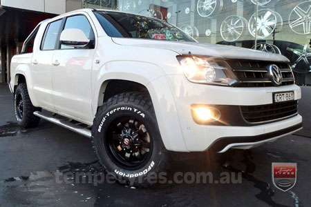 17x9.0 Ballistic Anvil on VW AMAROK