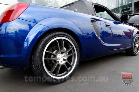 17x7.0 Lenso DC5 on TOYOTA MR2